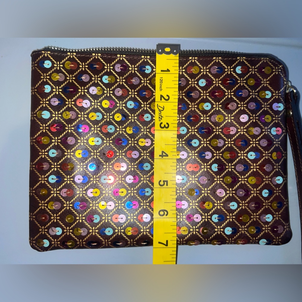 Patricia Nash Multicolor Sequin Wristlet - Picture 6 of 7